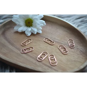 Kancelářská sponka Sponky srdíčka (5 ks)