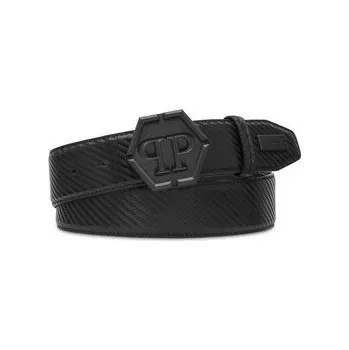 Opasek PHILIPP PLEIN Pásek 5385 Černá 85