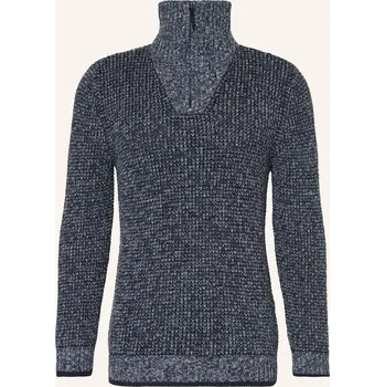 Pánský svetr Ragman Pánský Troyer, modrá / režná, L