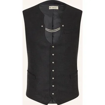 Pánská bunda Heimatglück Tracht Pánská Krojová Vesta Jonas, černá, 50