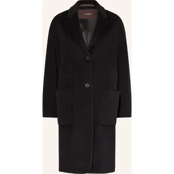 Dámský kabát Windsor. Dámský Vlněný Kabát, černá, 40