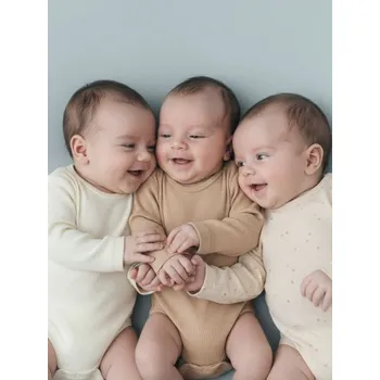 Sinsay - Bavlněné body 3 pack - krémová - WJ057-01X - WJ057-01X-56