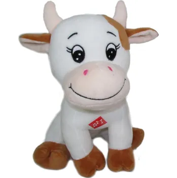 plyšák Vizopol Kravička se zvukem bílo hnědá