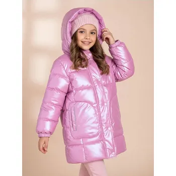 Sinsay - Prošívaný kabát s umělou kožešinou - pastelová růžová - 871DX-03X - 871DX-03X-134