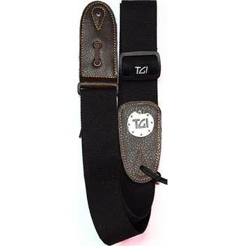 Kytarový popruh Popruh TGI TGS1303BK Black - popruh na kytaru tkaný