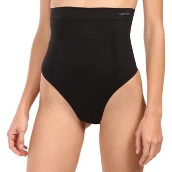 Kalhotky Dámská stahovací tanga Calvin Klein černé (QF8116-UB1) XXL QF8116-UB1 Možnost vrácení zboží ZDARMA do 120 dnů!