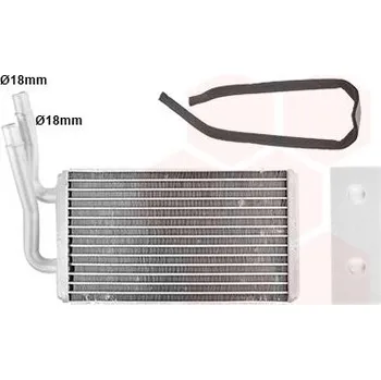 Výměník tepla Výměník tepla, vnitřní vytápění VAN WEZEL 18016701