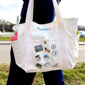 ZDARMA při nákupu nad 2 000 Kč - Taška Pinárna - ta nejlepší na odznáčky!