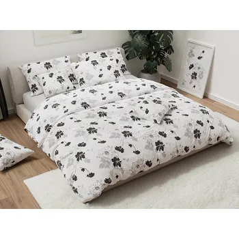 Povlečení Bavlněné povlečení ROUGE černé Rozměr povlečení: 70 x 90 cm | 140 x 200 cm