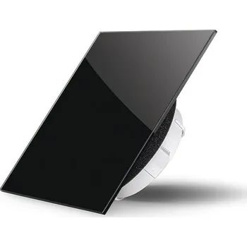 Ventil Air Design Glass Skleněný ventil Air Design čtvercový 9005 BLACK CLASSIC - SKLO LESK 9005 Black Classic 125 mm