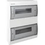 Rozvaděč RN-24 Fala (N+PE) IP40 plastový 2x12 nástěnný / průhledné dveře