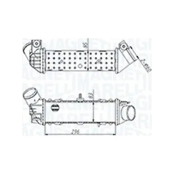 Chladič motoru Chladič turba MAGNETI MARELLI 351319204490