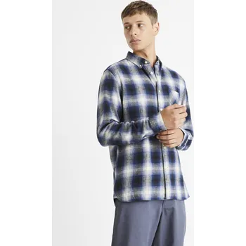 Pánská košile Pánská košile Celio Camulto Celio modrá | šedá 1990353