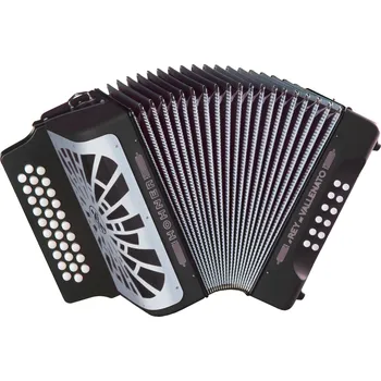 Akordeon Hohner El Rey del Vallenato ADG Knoflíkový akordeon Black