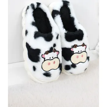 Dámské pantofle DoAndBe Domácí papuče Kravičky 5811B Velikost: 38