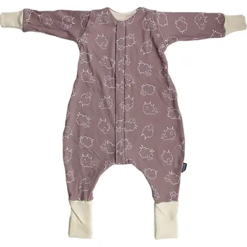 Spací pytel pro miminko Kaarsgaren Merino spací pytel s nohavicemi a odepínacími rukávy hnědé ovečky Vel. 70 cm