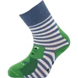 Novia Dětské ponožky s ABS Dino 1511 Barva: modrá, Velikost: 18/20