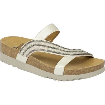 Dámská zdravotní obuv Scholl FELISA bílé zdravotní pantofle