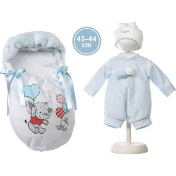 Llorens Obleček pro panenku miminko new born velikosti 43-44 cm