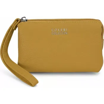 Peněženka Dámská žlutá peněženka Coveri – kompaktní a praktická, s přihrádkami na karty, bankovky a mince