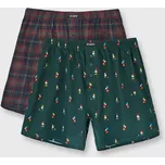 2PACK Bavlněné trenýrky Check