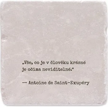 Digitální fotoaparát Mramorový tácek - Vše, co je v člověku krásné je očima neviditelné