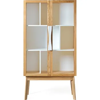 Knihovna Bílá vitrína Woodman Avon ID_537780