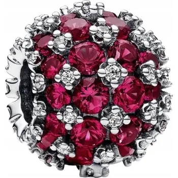 Přívěsek Přívěsek Pandora - Osázený růžovými kamínky 792630C03