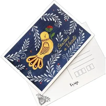 Pohlednice Vánoční ptáček