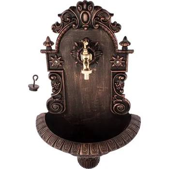 Umyvadlo Hliníkové umyvadlo Spiritual, 38 x 61 x 19 cm, hnědá