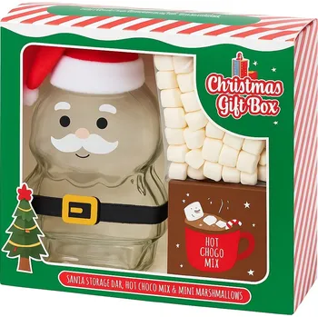 Čokoláda Vánoční sada pro přípravu horké čokolády s marshmallows