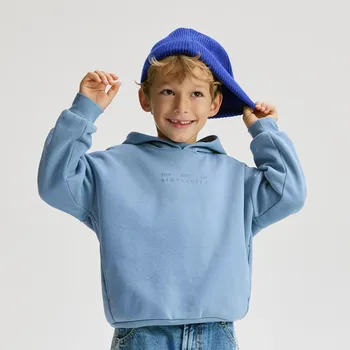 Chlapecká mikina Reserved - Mikina s kapucí - bleděmodrá - 926FJ-05X - 926FJ-05X-158