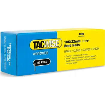 Hřebík HŘEBÍKY TACWISE 1712 BRAD TYP 18G / 32 MM POZINKOVANÉ