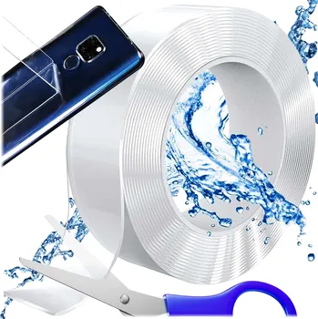 Lepicí páska Nano oboustranná páska 5 m opakovaně použitelná průhledná