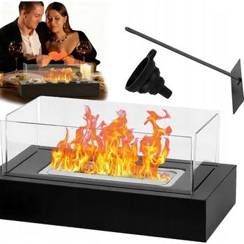 Biokrb Volně stojící biokrb, 35x18x6 cm, bez kouře, vybavený hasicím zařízením.