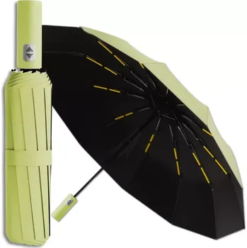 J&W Skládací deštník Gnars světle zelená Univerzální