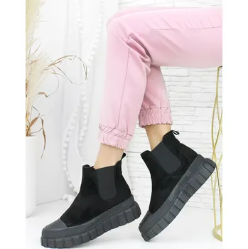 Dámská zimní obuv Ctogo Gogo Černé chelsea boty GA8820-1B Velikost: 41