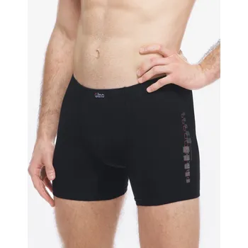 Gina Boxerky delší nohavička 74176P Barva/Velikost: černá, mrkvová / M/L