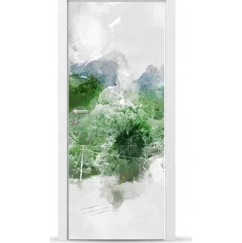 Fototapeta Fólie/Nálepka na VNĚJŠÍ dveře NÁBYTKOVÁ samolepicí SNADNÁ APLIKACE