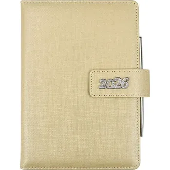 Diář Radek Menšík Diář Briliant týdenní 2026, A5, zlatý