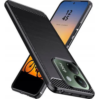 Pouzdro na mobilní telefon POUZDRO ELASTICKÉ CARBONOVÉ PANCÉŘOVÉ POUZDRO PRO POCO M7 PRO 5G