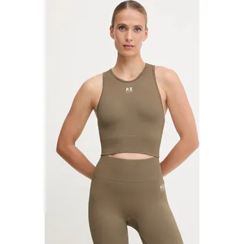 Top P.E Nation Restore Seamless 243W294 hnědá 84X, vel. L