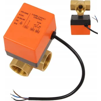 Ventil Elektromagnetický trojcestný ventil s pohonem DN25