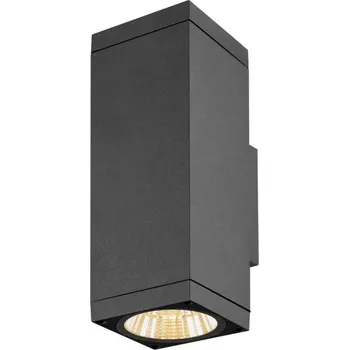 Venkovní osvětlení BIG WHITE (SLV) THEO PRO L nástěnné svítidlo pro povrchovou montáž, up/down, DALI, P1, 2700 K, 20 W, Touch, 24°, antracit 1010187