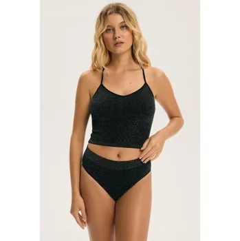 Dámské tílko BLOOVII Hi-Shine Černá L