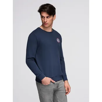 Pánská mikina Pánská mikina Ombre s kulatým výstřihem Ombre modrá | šedá 3472070