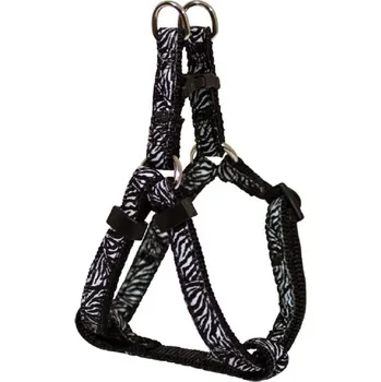 Postroj pro psa Postroj Savane Nylon - White Zebra S1: 25-40 cm x 16 mm