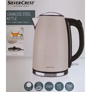 Rychlovarná konvice SILVERCREST KITCHEN TOOLS Rychlovarná konvice SWKB 3100 A1 hnědá