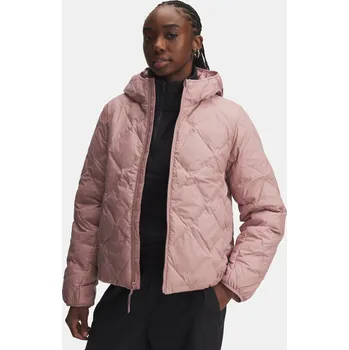 Dámská casual bunda Dámská bunda na volný čas Under Armour LEGEND DOWN JACKET W růžová 6008818-673 - L | UK 11 | US 12