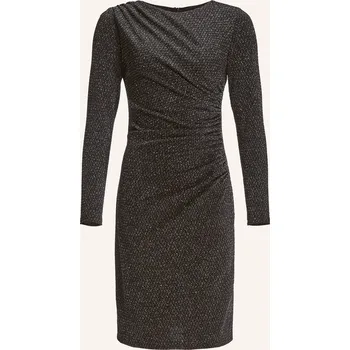 Dámské šaty Swing Dámské Koktejlové Šaty, černá / stříbrná, 34